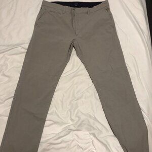 J Crew Gray Tech Pant 34W 32L